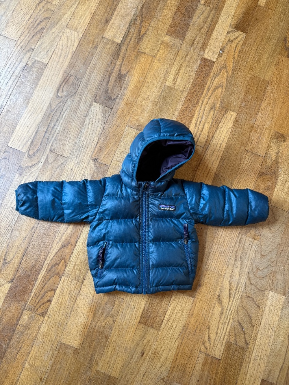 Patagonia 3-6m hi loft down jacket puffy